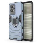 For OPPO Realme GT2 Pro Shockproof PC + TPU Holder Phone Case(Navy Blue)