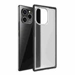 For Honor 60 SE Four-corner Shockproof TPU + PC Phone Case(Black)