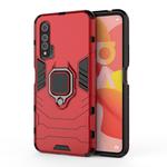 For Huawei Nova 6 5G Shockproof PC + TPU Protective Case with Magnetic Ring Holder(Red)