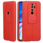 For Xiaomi Redmi Note 8 Pro Litchi Texture Sliding Camshield TPU Protective Phone Case(Red)