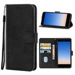 Leather Phone Case For Rakuten mini(Black)