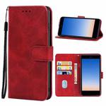 Leather Phone Case For Rakuten mini(Red)
