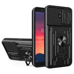 For Nokia C1 Sliding Camshield Card Phone Case(Black)