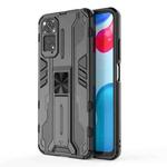For Xiaomi Redmi Note 11 Global / Note 11S Supersonic PC + TPU Phone Case with Holder(Black)