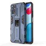 For Xiaomi Redmi Note 11 Global / Note 11S Supersonic PC + TPU Phone Case with Holder(Blue)