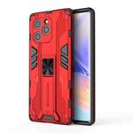 For Honor 60 SE Supersonic PC + TPU Phone Case with Holder(Red)