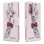 For Galaxy S20+ Colored Drawing Pattern Horizontal Flip Leather Case with Holder & Card Slots & Wallet(Deer)