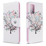 For Galaxy S20+ Colored Drawing Pattern Horizontal Flip Leather Case with Holder & Card Slots & Wallet(Little Tree)