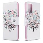 For Galaxy S20 Ultra Colored Drawing Pattern Horizontal Flip Leather Case with Holder & Card Slots & Wallet(Little Tree)