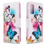 For Galaxy S20 Colored Drawing Pattern Horizontal Flip Leather Case with Holder & Card Slots & Wallet(Butterfly)