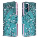 For Galaxy S20 Colored Drawing Pattern Horizontal Flip Leather Case with Holder & Card Slots & Wallet(Plum Blossom)