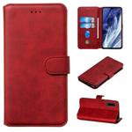 For Xiaomi Mi 9 Pro Classic Calf Texture Horizontal Flip PU Leather Case, with Holder & Card Slots & Wallet(Red)