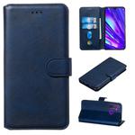 For OPPO Realme 5 Pro / Realme Q Classic Calf Texture Horizontal Flip PU Leather Case, with Holder & Card Slots & Wallet(Blue)