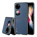 For Huawei P50 Pocket DUX DUCIS Fino Series PU + TPU Phone Case(Blue)