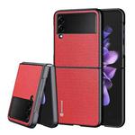 For Samsung Galaxy Z Flip3 5G DUX DUCIS Fino Series PU + TPU Phone Case(Red)