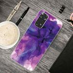 For Xiaomi Redmi Note 11 Global / Note 11S Abstract Marble Pattern TPU Phone Case(Abstract Purple)