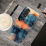 For Xiaomi Redmi Note 11 Global / Note 11S Abstract Marble Pattern TPU Phone Case(Abstract Blue)