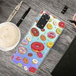 For Xiaomi Redmi Note 11 Global / Note 11S Painted Transparent TPU Phone Case(Donuts)