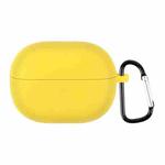 For Xiaomi Redmi Buds 3 Lite Silicone Earphone Protective Case with Hook(Yellow)