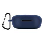 For Xiaomi Redmi Buds 4 Lite Silicone Earphone Protective Case with Hook (Midnight Blue)