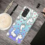 For Xiaomi Redmi Note 11 Pro 4G / 5G Global Painted Transparent TPU Phone Case(Alpaca)