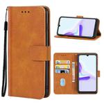 Leather Phone Case For Blackview A50(Brown)