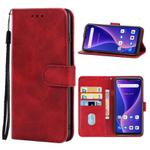 Leather Phone Case For Blackview Oscal C60(Red)