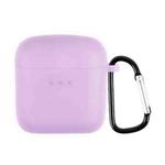For Boat Airdopes 131 Silicone Earphone Protective Case with Hook(Purple)