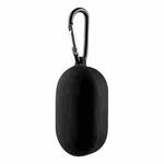 For Boat Airdopes 441 Silicone Earphone Protective Case with Hook(Black)