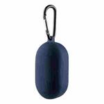 For Boat Airdopes 441 Silicone Earphone Protective Case with Hook(Midnight Blue)