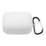 For OnePlus Buds Pro Silicone Earphone Protective Case with Hook(White)