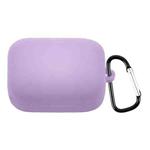 For OnePlus Buds Pro Silicone Earphone Protective Case with Hook(Purple)