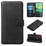 For Motorola Moto G8 Play / One Macro Classic Calf Texture Horizontal Flip PU Leather Case, with Holder & Card Slots & Wallet(Black)