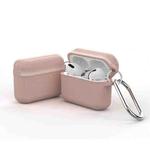 Suitcase Silicone Earphone Protective Case with Hook For AirPods Pro(Cherry Blossom Pink)