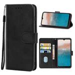 Leather Phone Case For Nokia C21 Plus(Black)