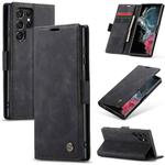For Samsung Galaxy S22 Ultra 5G CaseMe 013 Multifunctional Leather Phone Case(Black)