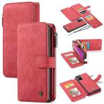 For Samsung Galaxy Note20 CaseMe-007 Detachable Multifunctional Leather Phone Case(Red)