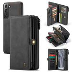 For Samsung Galaxy S22+ 5G CaseMe 018 Detachable Multi-functional Leather Phone Case(Black)