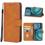 Leather Phone Case For Honor Magic4(Brown)