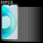 50 PCS 0.26mm 9H 2.5D Tempered Glass Film For Wiko T3