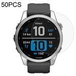 50 PCS 0.26mm 2.5D 9H Tempered Glass Film Screen Protector For Garmin Fenix 7S