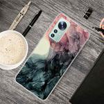 For Xiaomi 12 / 12X 5G Abstract Marble Pattern TPU Phone Case(Abstract Black)