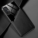 For Xiaomi 12 All-inclusive Leather + Organic Glass Phone Case(Black)