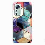 For Xiaomi 12 / 12X 5G Marble Pattern TPU Phone Case(HC-A6)