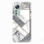 For Xiaomi 12 / 12X 5G Marble Pattern TPU Phone Case(HC-A10)