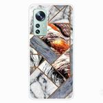 For Xiaomi 12 / 12X 5G Marble Pattern TPU Phone Case(HC-A13)