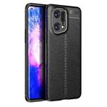 For OPPO Find X5 Pro Litchi Texture TPU Shockproof Phone Case(Black)