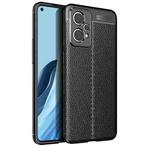 For OPPO Realme 9 Pro+ Litchi Texture TPU Shockproof Phone Case(Black)