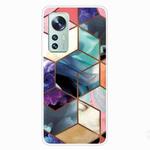 For Xiaomi 12 Pro Marble Pattern TPU Protective Phone Case(HC-A6)