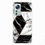 For Xiaomi 12 Pro Marble Pattern TPU Protective Phone Case(HC-A7)